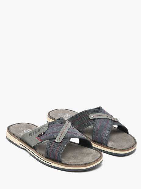Sandalen Mustang Blauw men M0101001 ander zicht 1