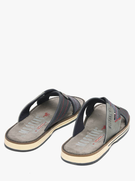 Sandalen Mustang Blauw men M0101001 ander zicht 2