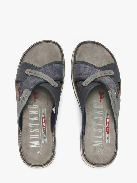 Sandalen Mustang Blauw men M0101001 ander zicht 3