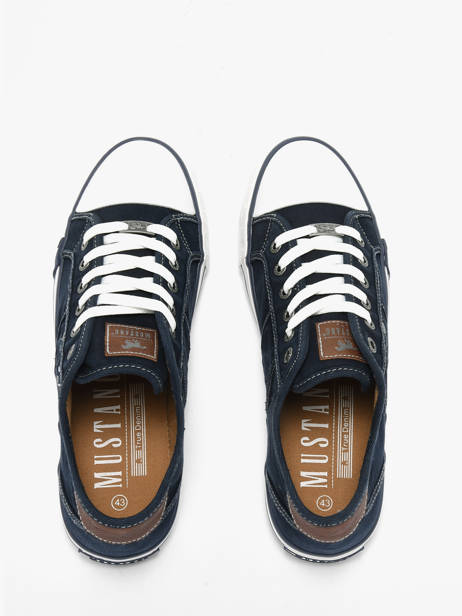 Sneakers Mustang Blauw men M0151005 ander zicht 3