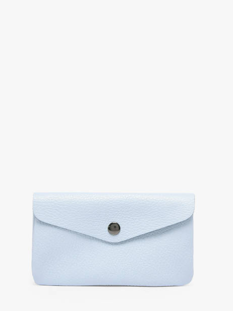Portemonnee Caviar Leder Milano Blauw caviar CA23113