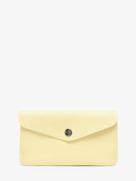 Portemonnee Caviar Leder Milano Geel caviar CA23113