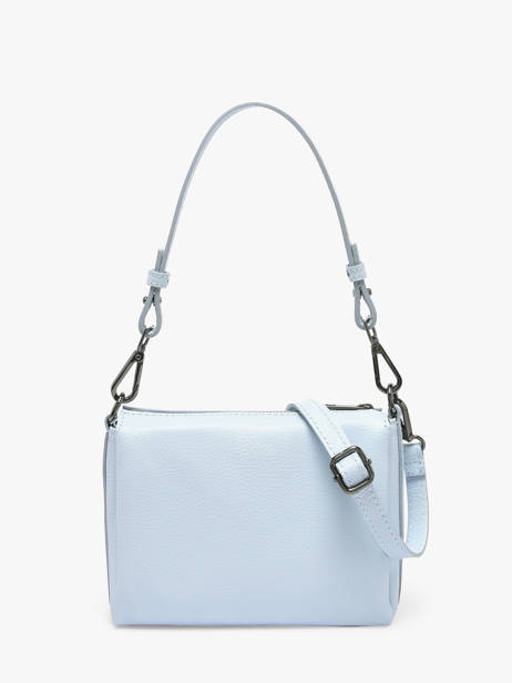 Cross Body Tas Caviar Leder Milano Blauw caviar CA25065 ander zicht 4