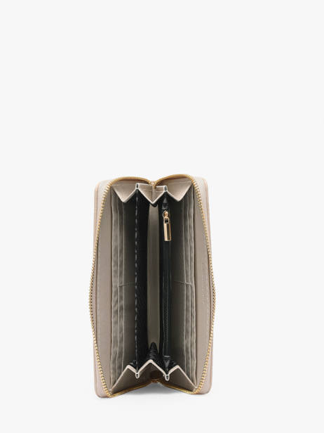 Portefeuille Lulu castagnette Beige zip CHRYS702 ander zicht 1