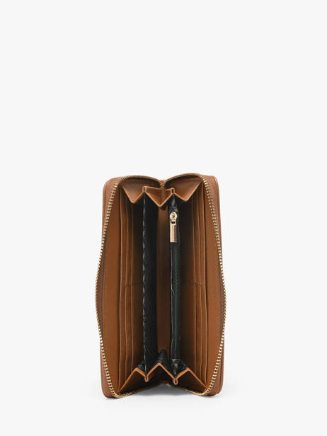 Portefeuille Lulu castagnette Bruin zip CHRYS702 ander zicht 1