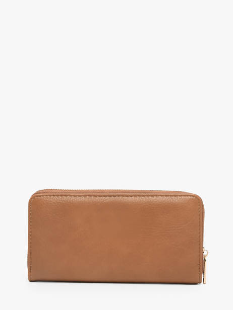Portefeuille Lulu castagnette Bruin zip CHRYS702 ander zicht 2