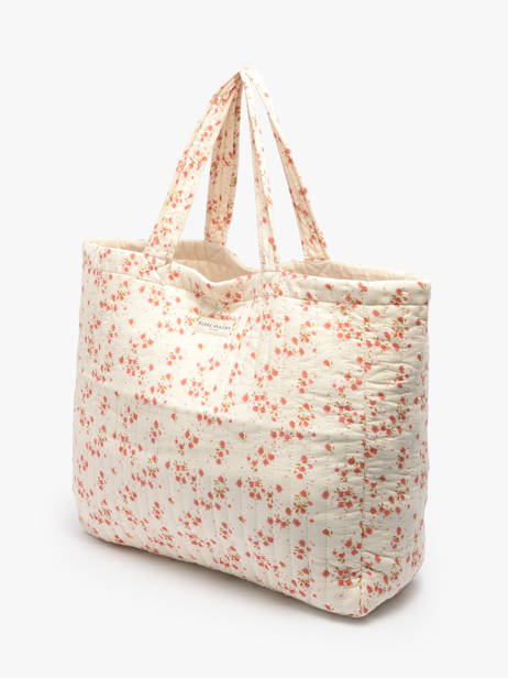 Schoudertas Floral Katoen Bindi atelier Beige floral MS ander zicht 2