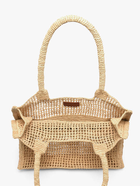 Schoudertas Cabas Raphia Raphia Vanessa bruno Beige cabas raphia 60V40892 ander zicht 3