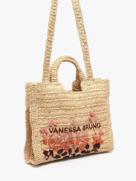 Handtas Cabas Raphia Raphia Vanessa bruno Beige cabas raphia 24V40884 ander zicht 1