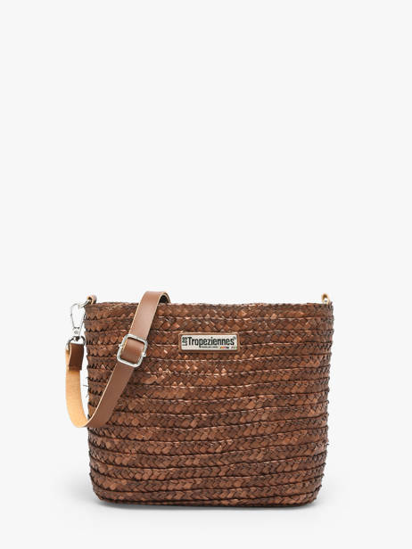 Cross Body Tas Milos Stro Les tropeziennes Bruin milos TZ04