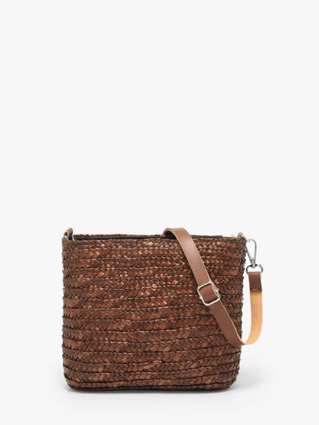 Cross Body Tas Milos Stro Les tropeziennes Bruin milos TZ04 ander zicht 4