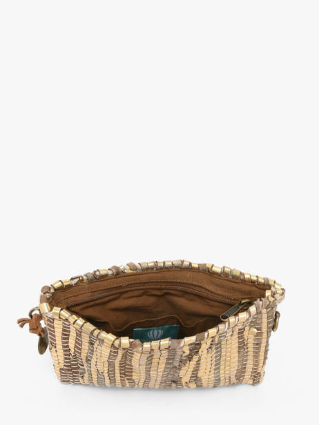 Cross Body Tas Estival Jute Le voyage en panier Goud estival PM938 ander zicht 3