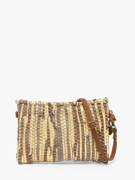 Cross Body Tas Estival Jute Le voyage en panier Goud estival PM938 ander zicht 4
