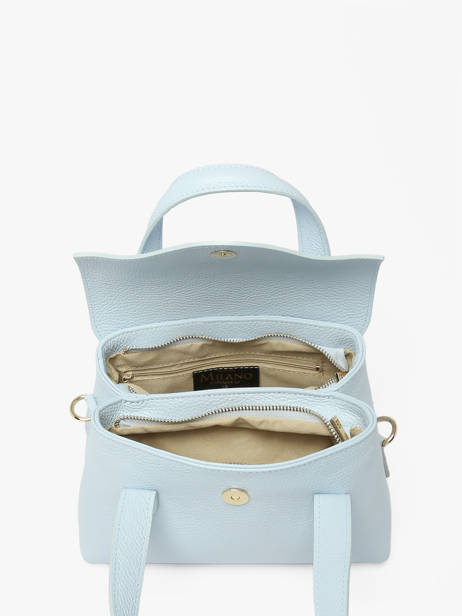 Handtassen Caviar Leder Milano Blauw caviar CA26021 ander zicht 3