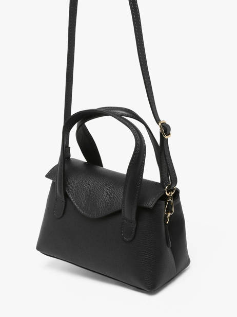 Handtassen Caviar Leder Milano Zwart caviar CA26021 ander zicht 2