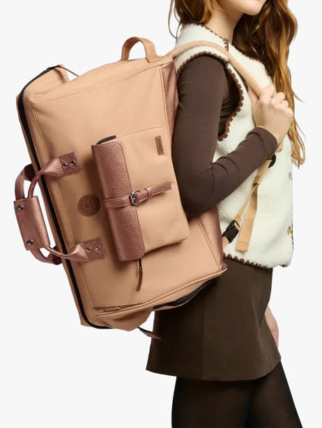 Reistas Voor Cabine Rugzak Travel Cabaia Beige travel DUFFV2 ander zicht 1