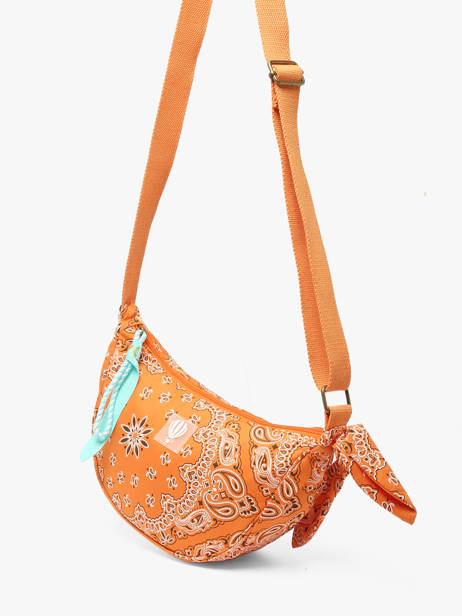 Cross Body Tas Bandana Katoen Le voyage en panier Oranje bandana PM969 ander zicht 2