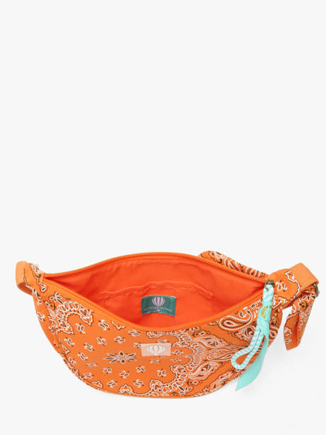 Cross Body Tas Bandana Katoen Le voyage en panier Oranje bandana PM969 ander zicht 3