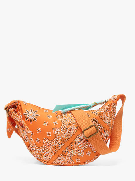 Cross Body Tas Bandana Katoen Le voyage en panier Oranje bandana PM969 ander zicht 4