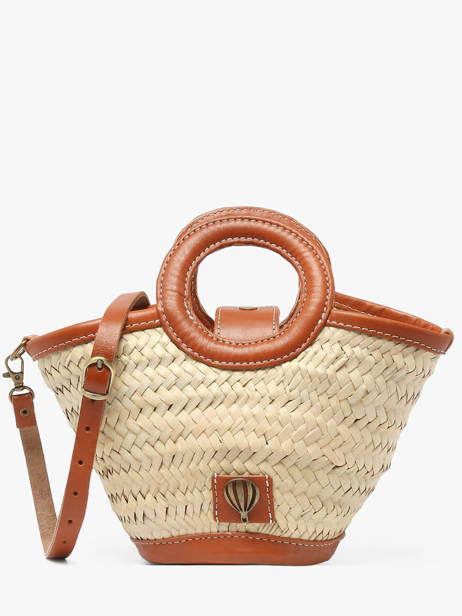 Handtas Estival Le voyage en panier Beige estival PM927