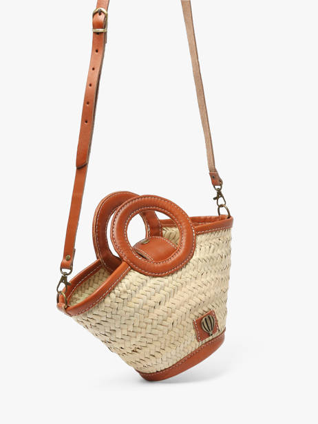 Handtas Estival Le voyage en panier Beige estival PM927 ander zicht 1
