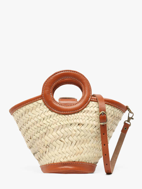 Handtas Estival Le voyage en panier Beige estival PM927 ander zicht 3