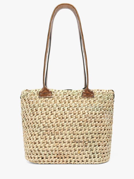 Schoudertas Estival Le voyage en panier Beige estival PM946 ander zicht 3