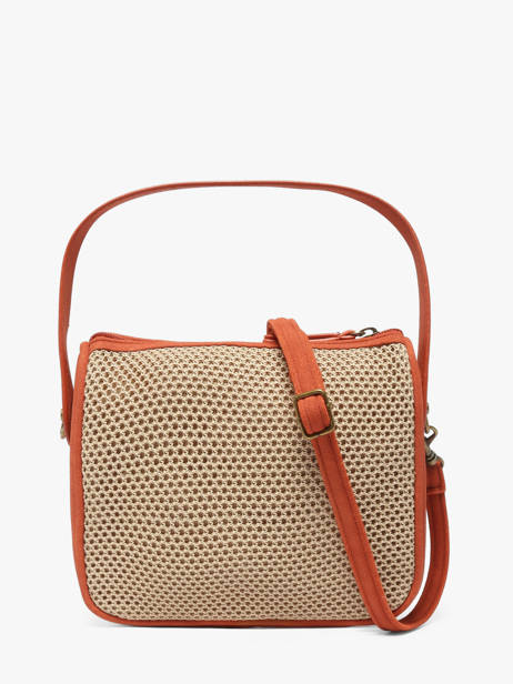 Cross Body Tas Resille Le voyage en panier Beige resille PM959 ander zicht 3