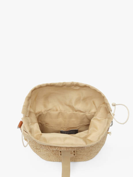 Handtas L'atelier Du Crochet Raphia Le voyage en panier Beige l'atelier du crochet AM831 ander zicht 2