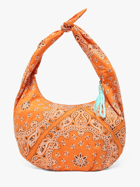 Schoudertas Bandana Katoen Le voyage en panier Oranje bandana PM970 ander zicht 4