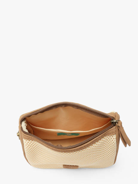 Cross Body Tas Resille Le voyage en panier Beige resille PM959 ander zicht 2