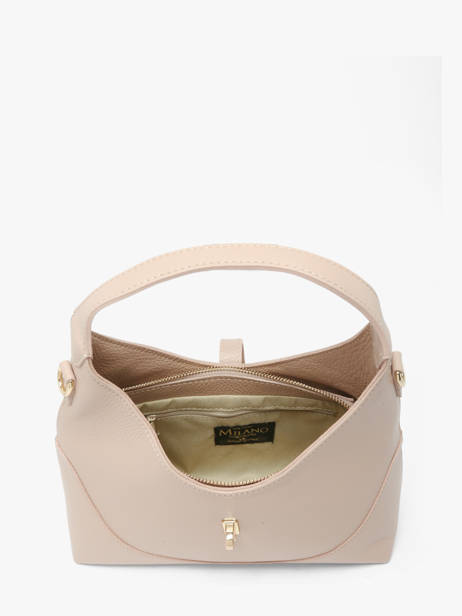 Cross Body Tas Caviar Leder Milano Beige caviar CA26022 ander zicht 3