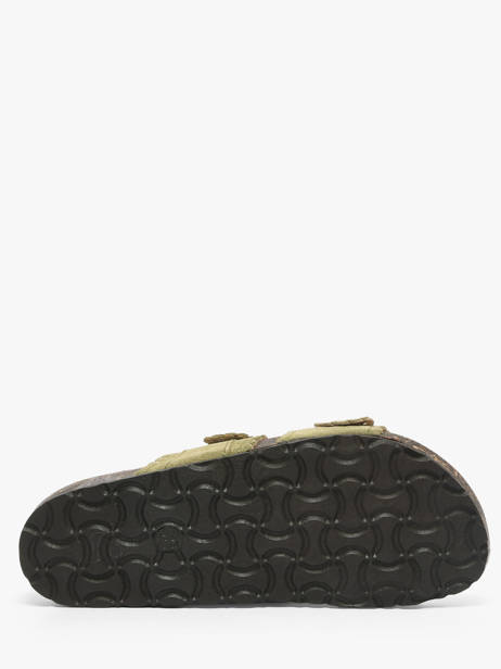 Slippers Met Riempjes Uit Leder Semerdjian Groen women ARIANNA ander zicht 4