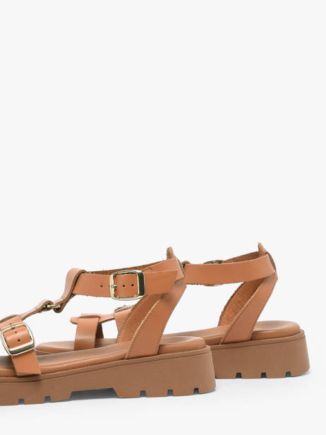 Sandalen Uit Leder We do Oranje women 45710A03 ander zicht 2