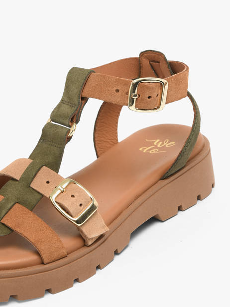 Sandalen Uit Leder We do Bruin women 45710A02 ander zicht 2