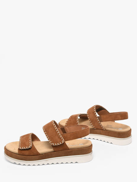 Sandalen Uit Leder Remonte Bruin women 22 ander zicht 2