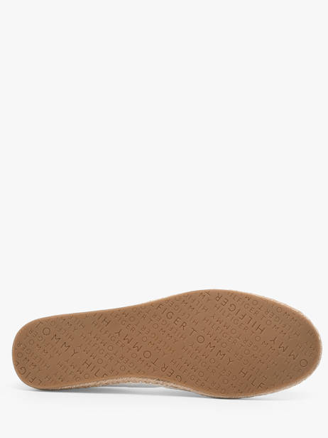Espadrilles Uit Leder Tommy hilfiger Wit women 9240YBL ander zicht 4