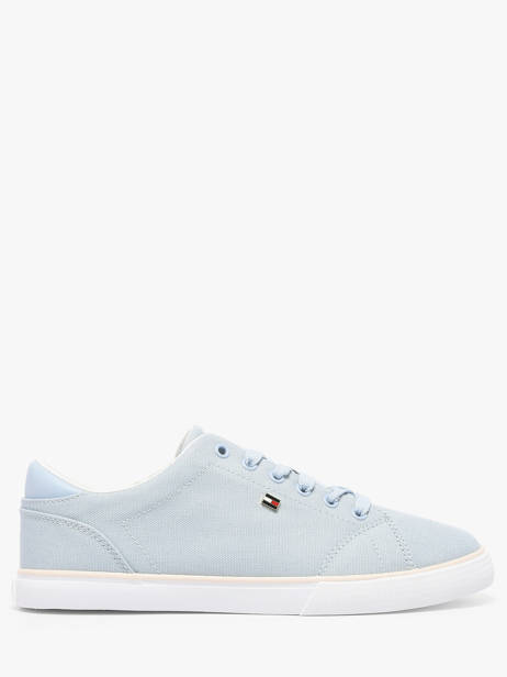 Sneakers Uit Leder Tommy hilfiger Blauw women 9102C1O