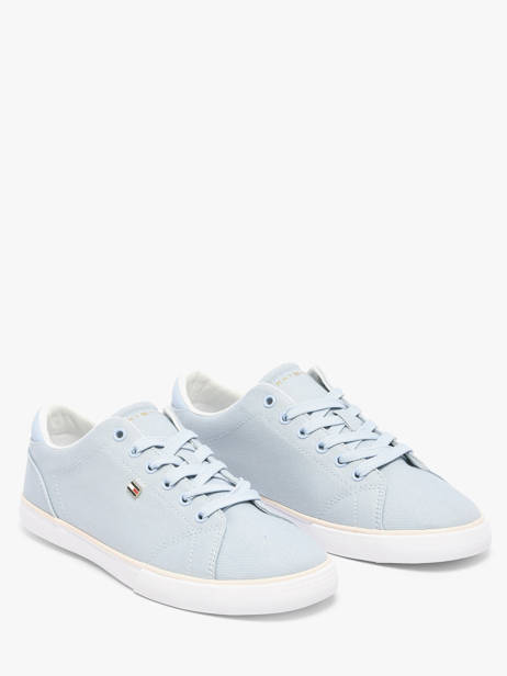 Sneakers Uit Leder Tommy hilfiger Blauw women 9102C1O ander zicht 1