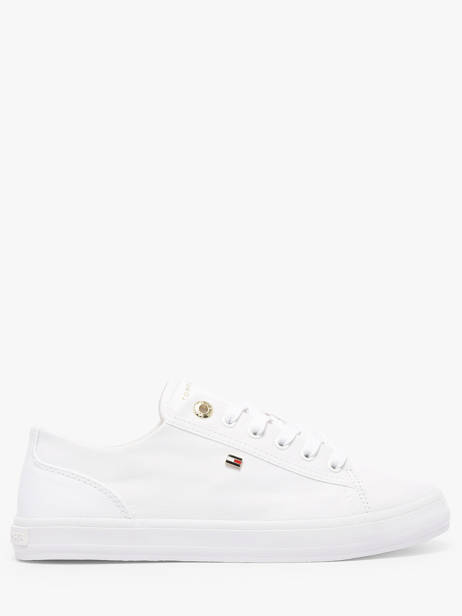 Sneakers Uit Leder Tommy hilfiger Wit women 9170YBS