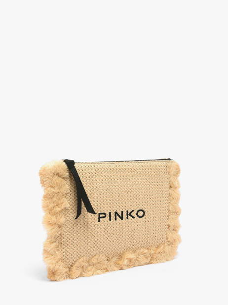 Etui Pinko Beige logo shopper 6718A39Y ander zicht 1