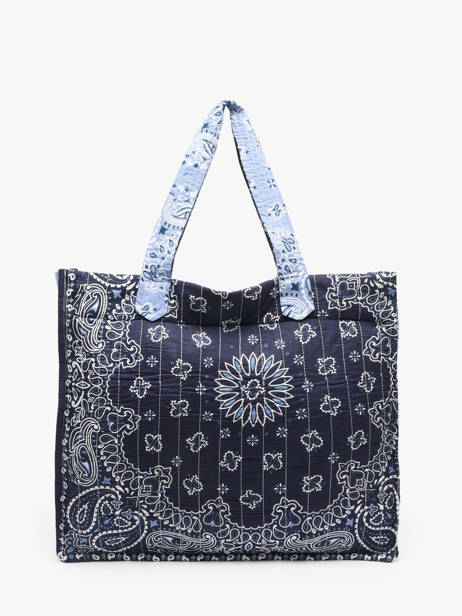 Schoudertas Bandana Katoen Le voyage en panier Blauw bandana PM965 ander zicht 4