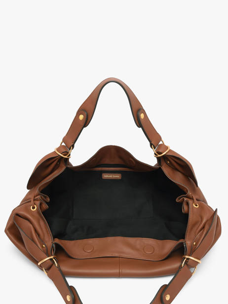 Schoudertas Studio Leder Gerard darel Bruin studio Y457 ander zicht 3