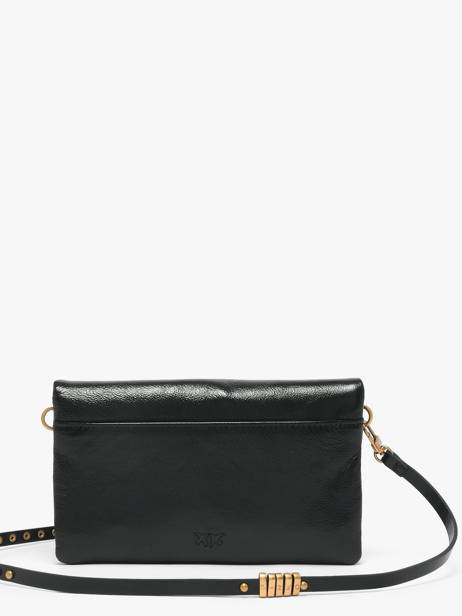 Cross Body Tas Love Bag Icon Leder Pinko Zwart love bag icon 6023A315 ander zicht 4