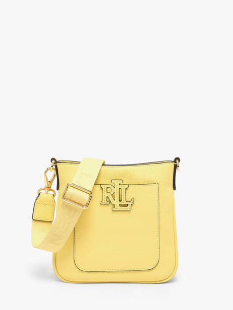 Cross Body Tas Mini Cameryn Leder Lauren ralph lauren Geel cameryn 31982184
