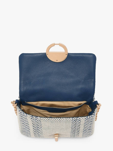 Cross Body Tas Moon Vanessa bruno Blauw moon 7V40326 ander zicht 3