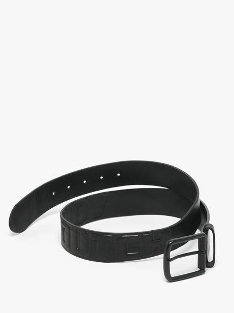 Herenriem Lingo Leder Von dutch Zwart belt LINGO ander zicht 2