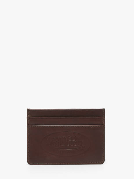 Kaarthouder Leder Von dutch Bruin wallets OBAS