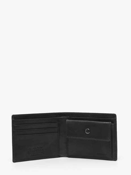 Portefeuille Leder Von dutch Zwart wallets OBLA ander zicht 1
