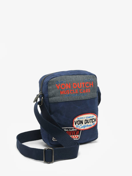 Cross Body Tas Von dutch Blauw bags ONYX ander zicht 1
